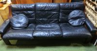 Vintage Teak-Leder-Sofa, Skandinavisches Design, 3 Sitzer Schleswig-Holstein - Reinbek Vorschau