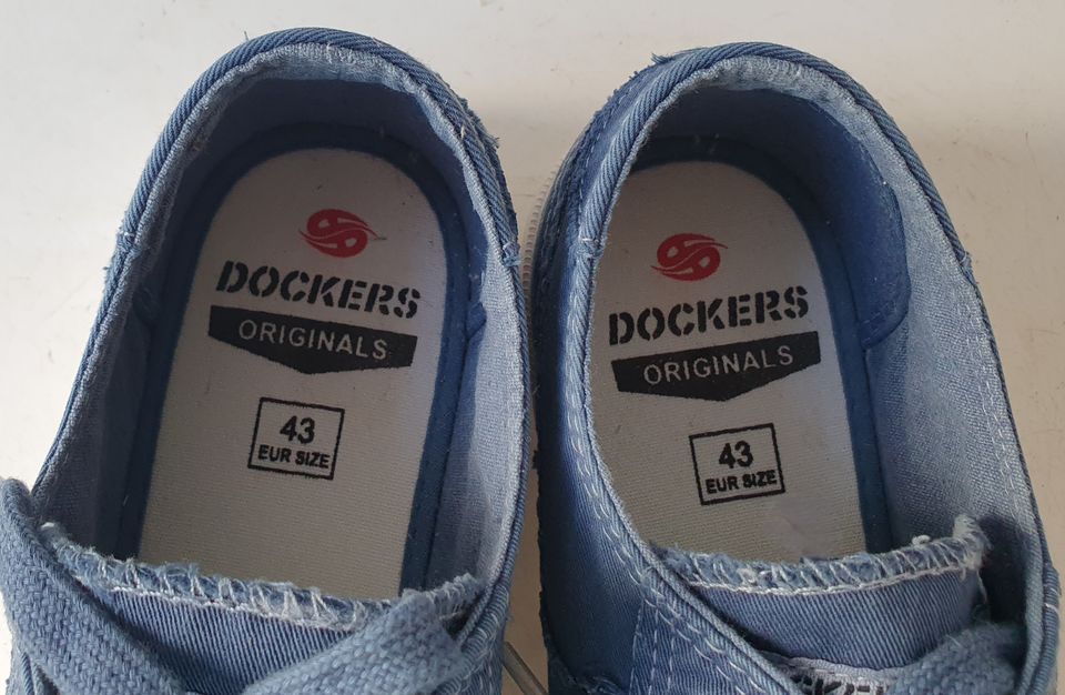 DOCKERS by Gerli Sneaker,Gr. 43, navy(blau),washed Canvas,neu/OVP in Lübeck