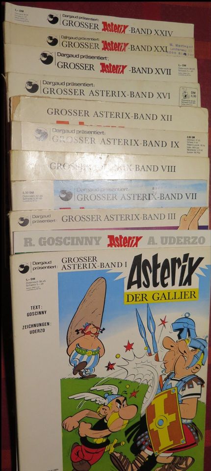 Asterix: Nummer 21 "Das Geschenk des Cäsars" - gealtert in Neuss