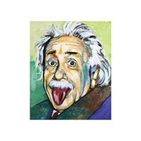 Wandbild Einstein Acryl auf Leinwand 50x60 cm Leipzig - Altlindenau Vorschau