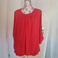 Bluse Hemd rot Chiffon Tunika Top Gr 46 wie NEU locker fallend Schwerin - Altstadt Vorschau