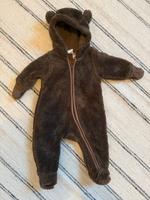 H&M Baby Newborn Teddy Overall Anzug Fleece Onesie Braun Gr. 56 Rheinland-Pfalz - Trier Vorschau