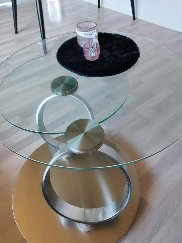Couchtisch Glastisch "Musterring" in Upgant-Schott