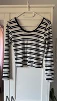 Pull & Bear Longsleeve Langarmshirt gestreift cropped Gr. S Nordrhein-Westfalen - Verl Vorschau