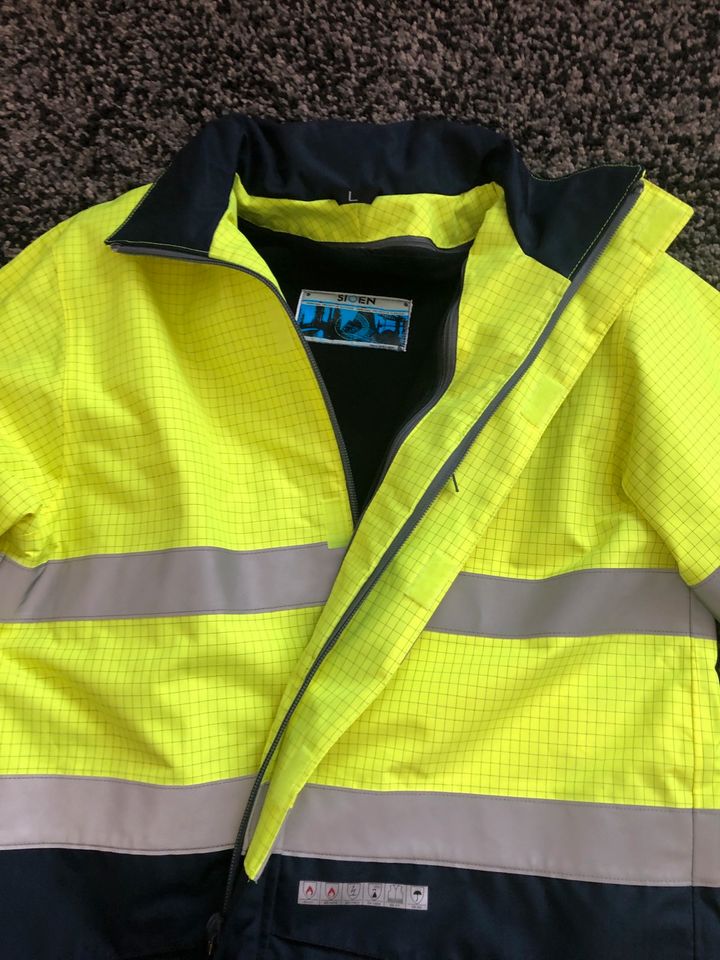 NEU Sioen Delano 9485N3EF5 Multinorm Warnschutz-Regenblouson in Solingen