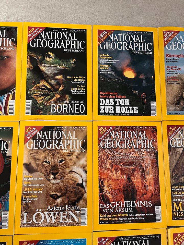 National Geographic 24 Hefte komplett Aug 2000 - Juli 2002 in Seligenstadt
