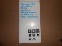 Texas Instruments kompl. Software Faltkatalog TI99/4A 1982 Nordrhein-Westfalen - Rahden Vorschau