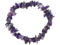 dehnbares Armband mit Amethyststeinen, Edelstein, Splitterarmband Baden-Württemberg - Werbach Vorschau