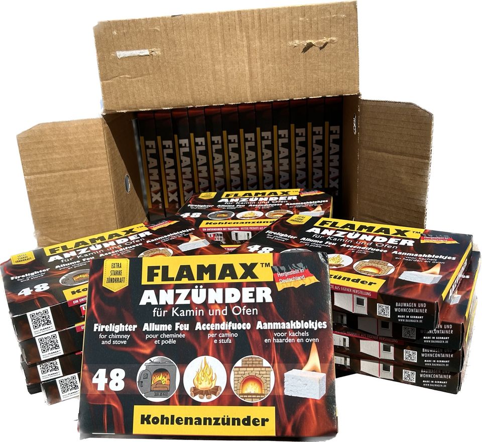 1152x Anzündwürfel für Anzündholz,1,04€/Pack,Kaminanzünder,Anzünder,Kamin,Feueranzünder,Ofenanzünder,Kohlenanzünder,N in Erfurt