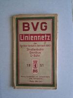 Liniensetzplan der BVG von 1951 Berlin - Neukölln Vorschau