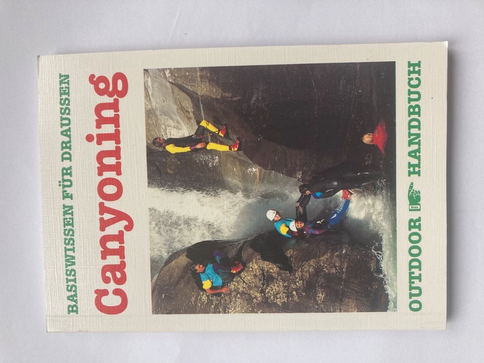 Canyoning Lehrbuch Ausbildungsbuch Canyon in Peiting