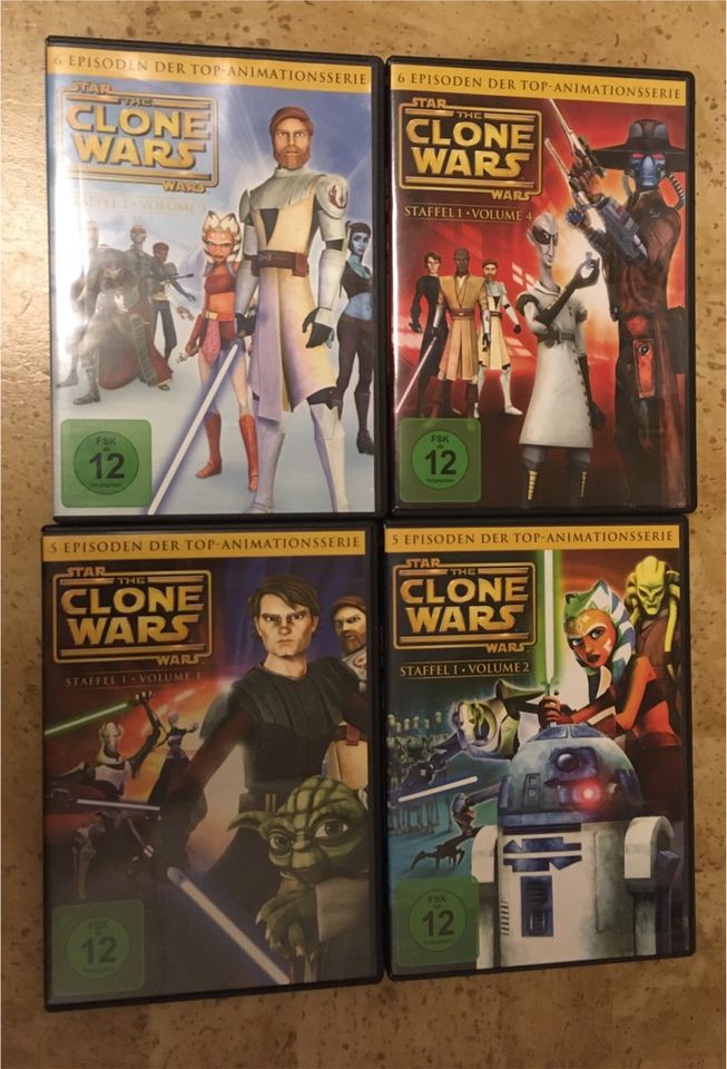 Star Wars - DVD The Clone Wars - Staffel 1, volume 1-4 in Jena