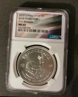 1oz Krügerrand 2019 MS69 NGC graded Silber Münze 999 first releas Bayern - Erlangen Vorschau