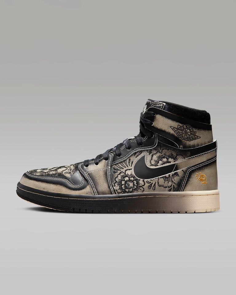 NIKE JORDAN 1 High Zoom Air CMFT - 42,5 - NEU - Dia de Muertos in Kirn