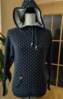 Kapuzenpullover Hoodie blau weiß S ragwear -- neuwertig Sachsen - Riesa Vorschau