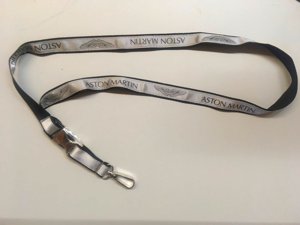 Aston Martin Schlüsselband/Lanyard - Vintage - Neuwertig! in Weissach