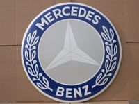 Mercedes BENZ Schild ECHTE EMAILLE Emailschild 47 cm Hessen - Fulda Vorschau
