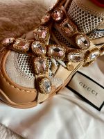 Gucci Flashtrek Leder Sneakers mit Swarovski Kristallen Baden-Württemberg - Kraichtal Vorschau