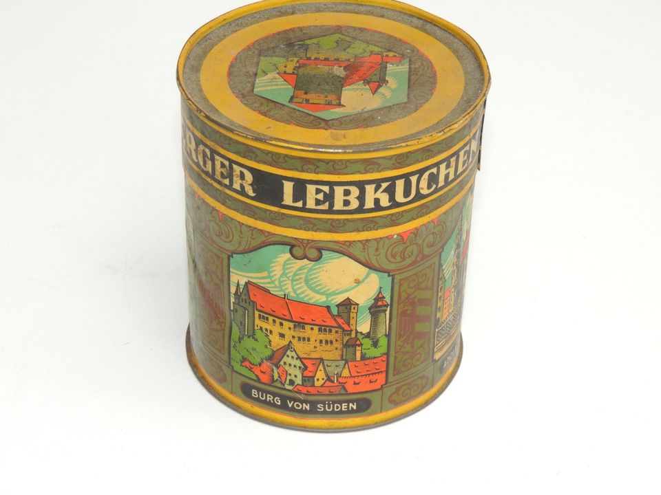 sehr alte Blechdose Nürnberger Lebkuchen dose antik Höhe 12cm in Oberursel (Taunus)