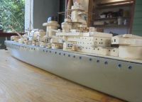 Kriegsschiff Schiff Modell Scharnhorst, Eigenbau aus Holz 1,4m Baden-Württemberg - Mannheim Vorschau