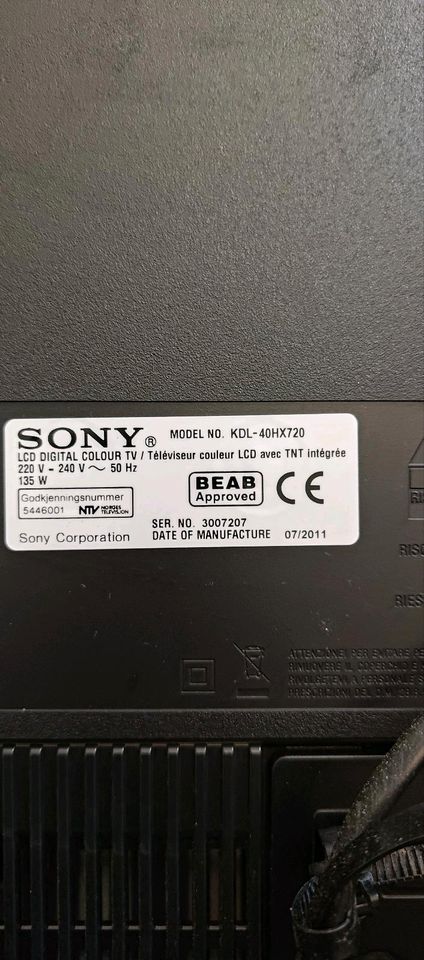 Sony KDL-40HX720 in Frankfurt am Main