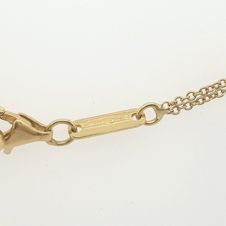 Chimento Kette Anhänger Gelbgold 750/18kt Brillant L 42 cm in Flensburg