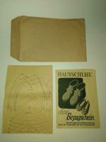 2x Schnittmusterbogen "Hausschuhe selbst gemacht" 2. Weltkrieg Sachsen-Anhalt - Dessau-Roßlau Vorschau