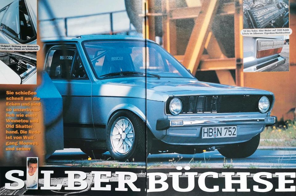 VW Polo Typ 86 Tuning Berichte GT Turbo 1,3 RSL 16V Weber LS in Hanau