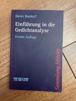 Einführung in die Gedichtanalyse (Dieter Burdorf) 2. Aufl. Niedersachsen - Göttingen Vorschau