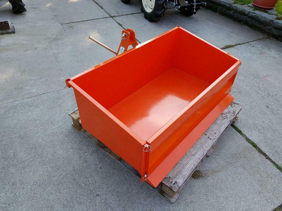 Heckmulde Heckcontainer Mulde 125cm kippbar Kleintraktor neu in Königsbrück