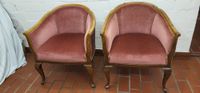 2x Vintage Art Deco Stil Antik Clubsessel Loungesessel Rosa Nordrhein-Westfalen - Bad Salzuflen Vorschau