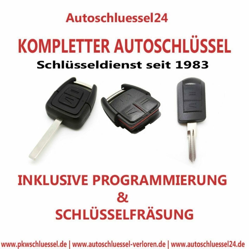 Opel Auto-Schlüssel Programmieren, Reparieren Ford, Hyundai Fiat in Düsseldorf