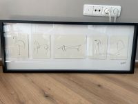 Ikea Picasso Wandbild mit Rahmen schwarz Hessen - Butzbach Vorschau