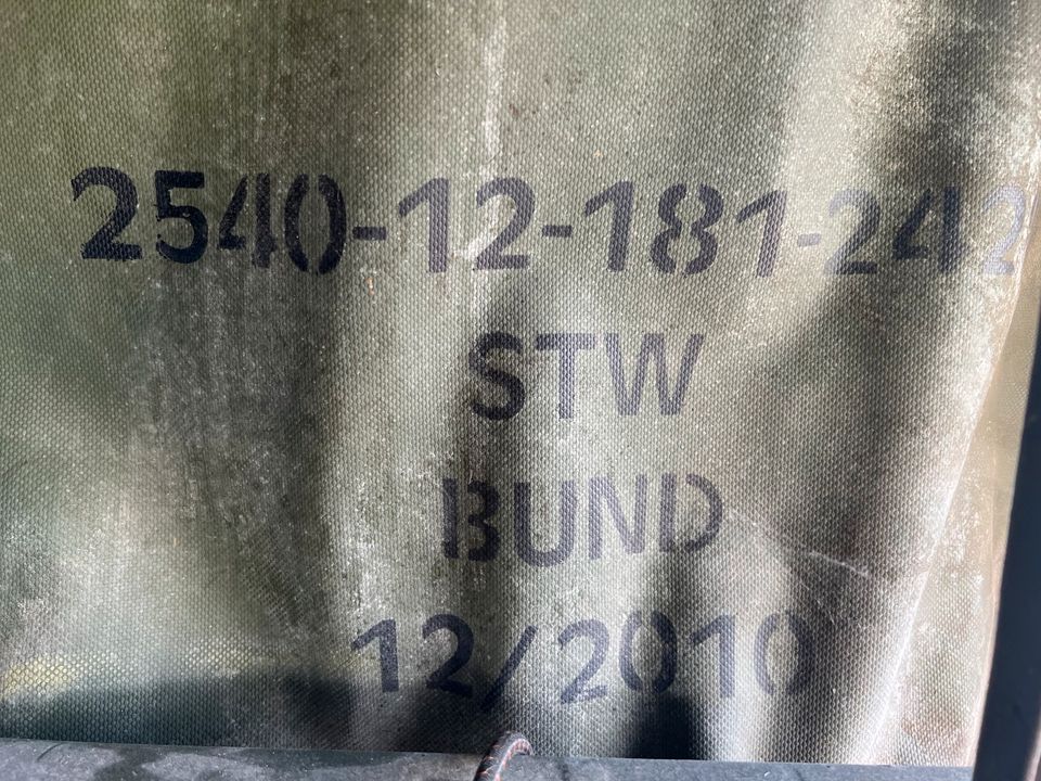 Bundeswehr 1-Achs Anhänger Glas  1.Generation in Sondershausen