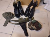 Bundeswehr Konvolut Leder-Springerstiefel/Cappy/Wintermütze/Halft Bayern - Gunzenhausen Vorschau