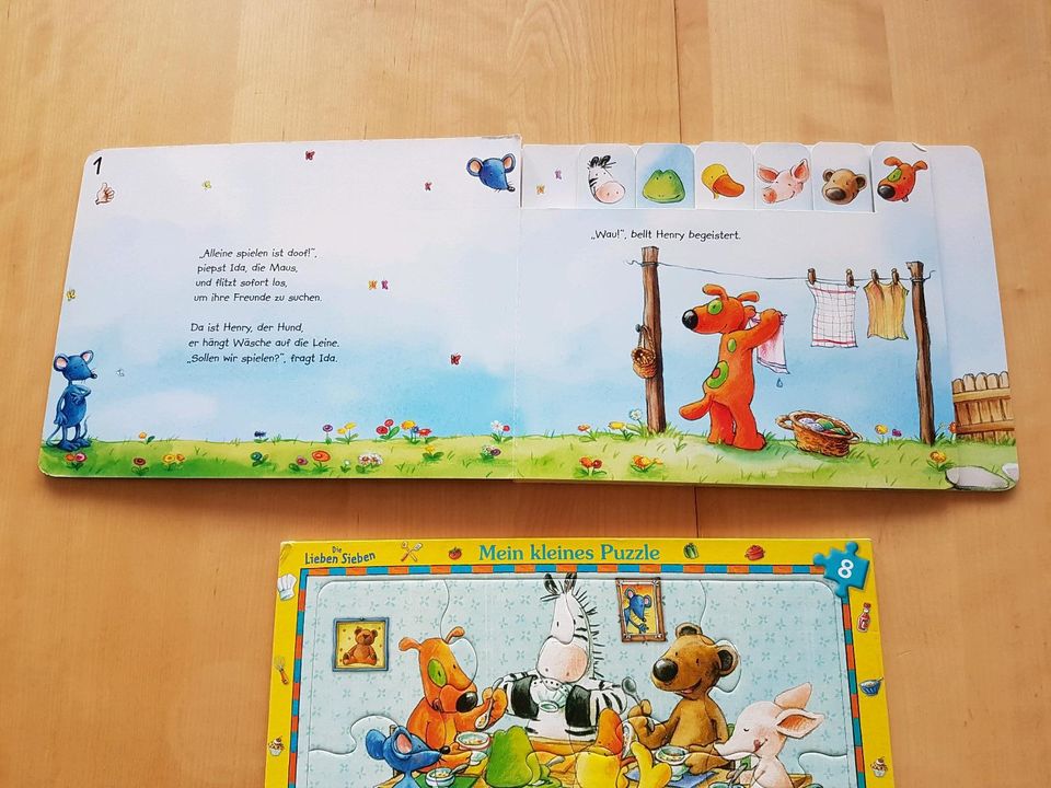 Die Lieben Sieben Puzzle Buch Kleinkind Spielzeug Zählen 2et Set in Berlin