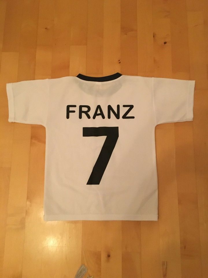 Fußballshirt, 122, Rückenaufdruck „Franz“ in Bamberg