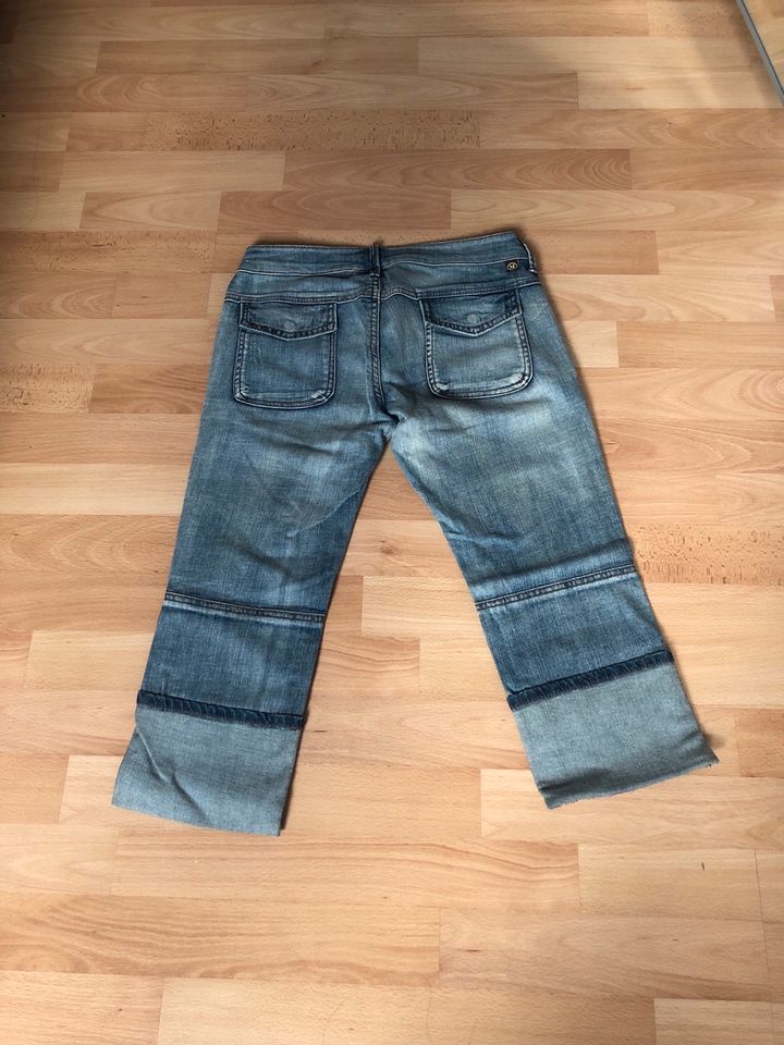 MNG Jeans Denim Bermuda Kurze Hose Gr.34, XS, 158 Blau wie Neu in Gummersbach