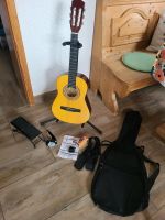 MSA Konzert Gitarre Komplettset Stimmgerät Tasche Ständer Fußbank Bayern - Weiden (Oberpfalz) Vorschau