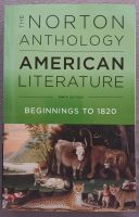 Norton Anthology: American Literature Beginnings to 1820 Niedersachsen - Braunschweig Vorschau