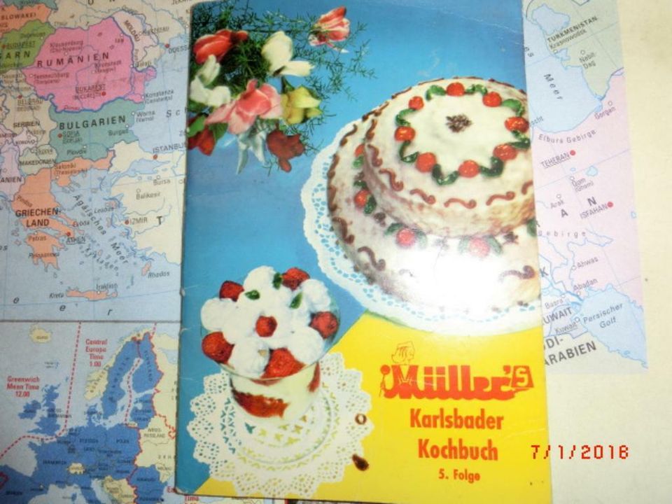 Kochbuch - Karlsbader Kochbuch - aus Omas Zeiten in Vohenstrauß