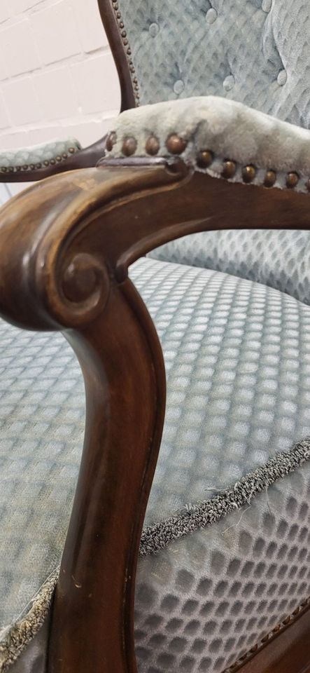 Antiker Sessel Armlehnstuhl 19. Jahrhundert Louis XV Holz in Bad Salzuflen