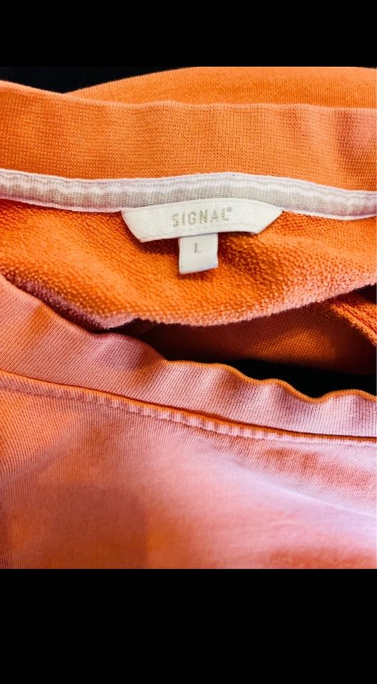 Signal Dänemark orange Biobaumwolle Sweater Hoodie L 40 in Kassel