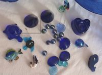 Diverse blaue Glas-Dekorationen - Vase, Schalen, Kerzenleuchter Nordrhein-Westfalen - Rheinberg Vorschau