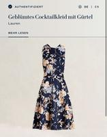 Ralph Lauren Geblümtes Cocktailkleid mit Gürtel Kr. München - Garching b München Vorschau