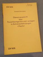 Deutsche Reichsbahn DR DDR Dienstvorschrift Heft Feuerlöschgeräte Sachsen - Frankenberg (Sa.) Vorschau