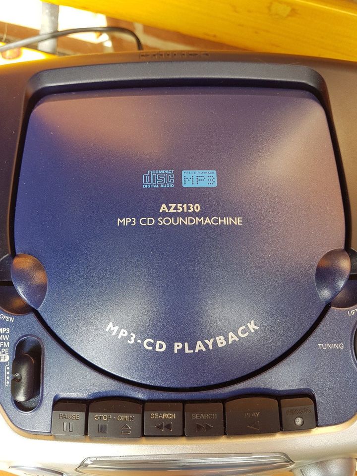Philips Soundmaschine AZ5130 MP3-Stereo Radio Kassette Recorder in Rickling