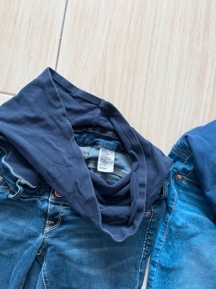 Umstandsmode 3 Jeans Größe M 38 blau in Rauenberg