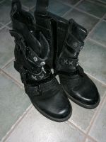 Biker Boots 38 schwarz Sachsen-Anhalt - Salzwedel Vorschau