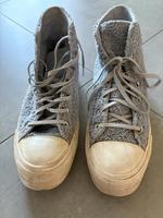 Converse All Star Sneakers Kuschelig hohe Sohle grau Gr 41 Rheinland-Pfalz - Schifferstadt Vorschau